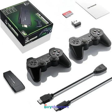 Wireless Retro Gaming Console - 20,000+ Preloaded Classic Games | Plug & Play | Dual Controllers