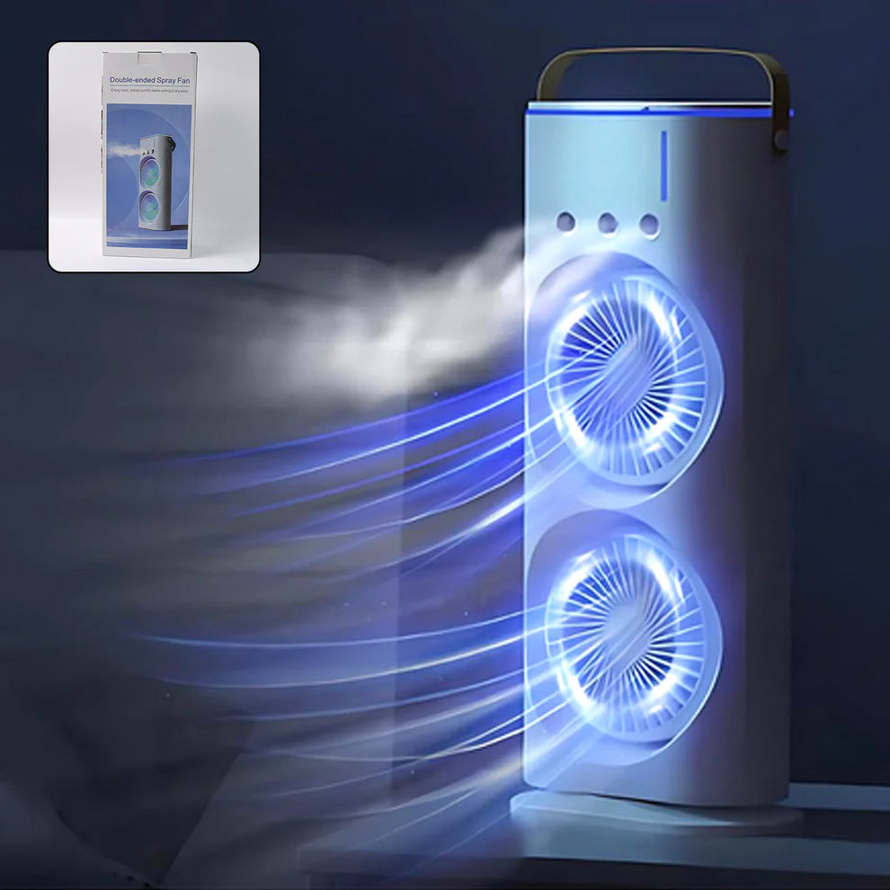 4000mAh Rechargeable Oscillating Desk Fan – Silent Cooling with Adjustable Speed & Rotation 🌬️🔥