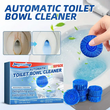 Toilet Cleaner Tablets – Buy 1 Get 1 Free (20 Tablets Total) | Deep Cleaning, Long-Lasting Freshness, Blue Bubble Foaming Action