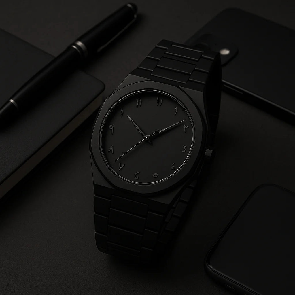 Arabic Luxury Watch for Men | Premium Stainless Steel & Elegant Arabic Dial | BuyShoppers