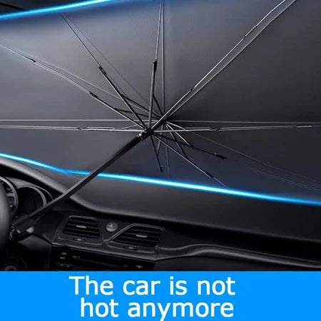 Foldable Car Windshield Sunshade Umbrella – Heat Insulation & UV Protection for Front Glass (Universal Fit)